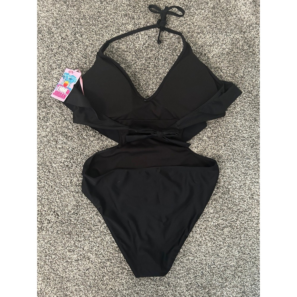 Women's XL Black One piece bathing suit